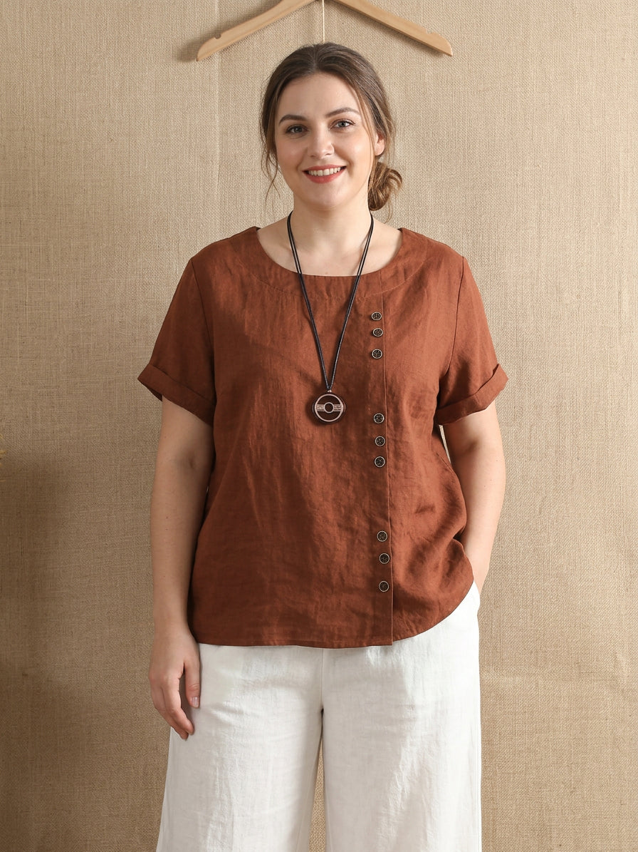 Nadya | Casual Cotton Blouse