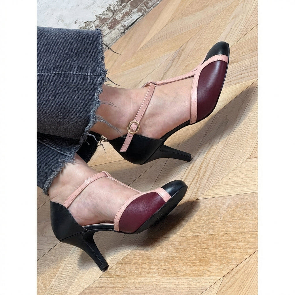 RETRO T-BAR HEELS