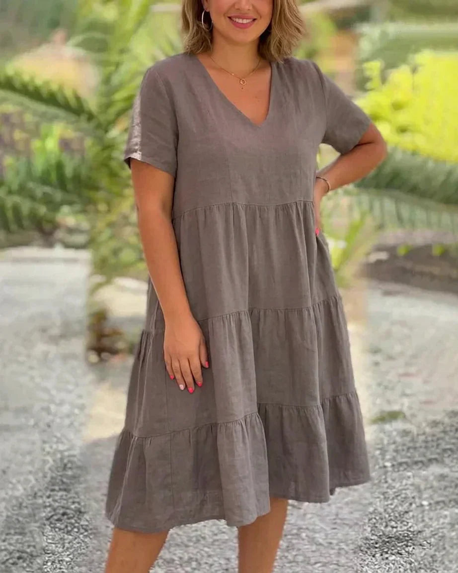 Beatrix - Casual Summer V-neck Dress