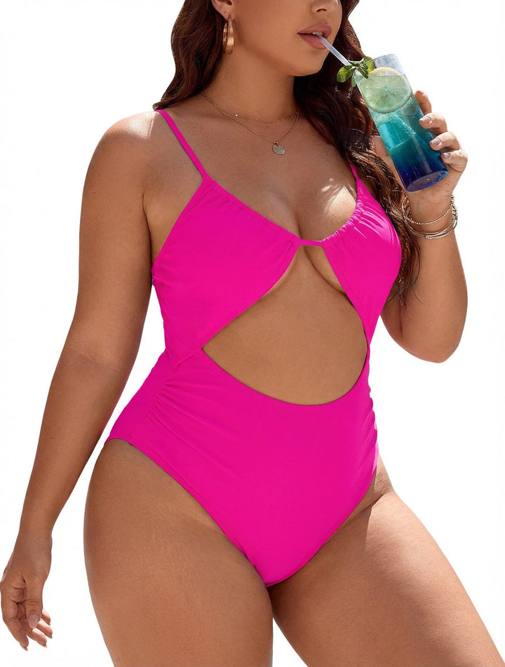 Nia | One-Piece Monokini with Cut-Outs and Tummy Control