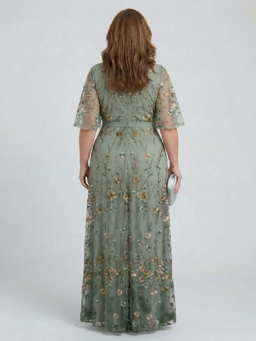 Ottilie | Halter Bloom Flow Maxi Dress
