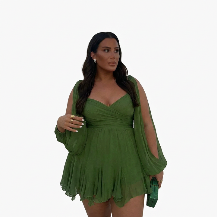 Hedda | Mini Dress with Balloon Sleeves