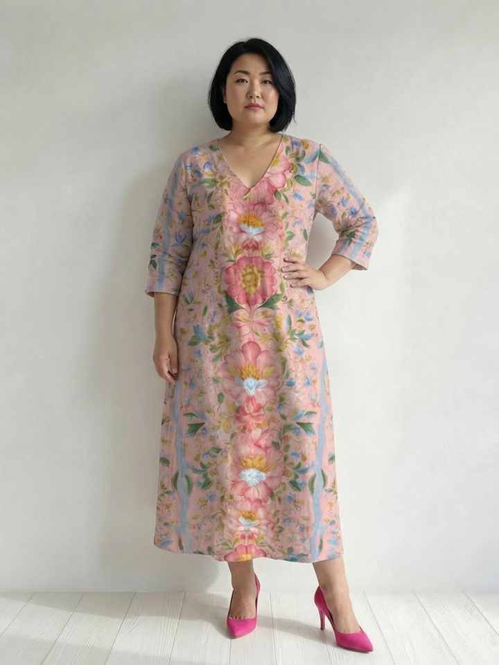 Lark | Light Form Floral Midi Dress