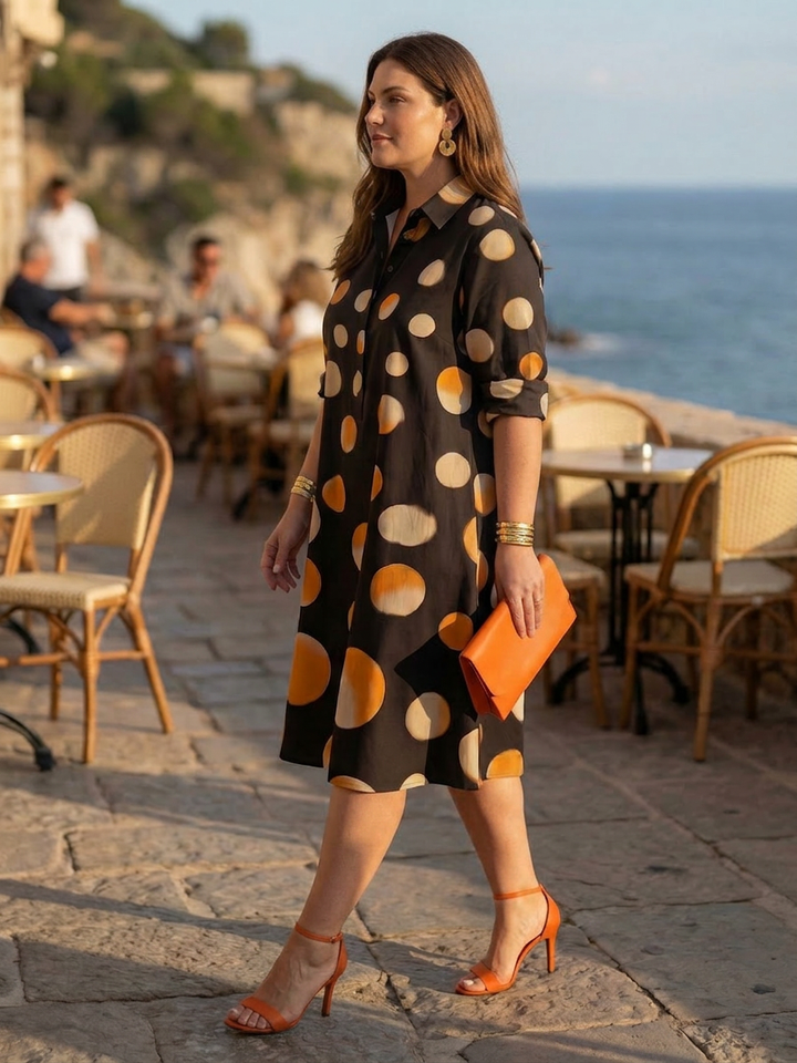 Anaïs | Sunset Dot Dress