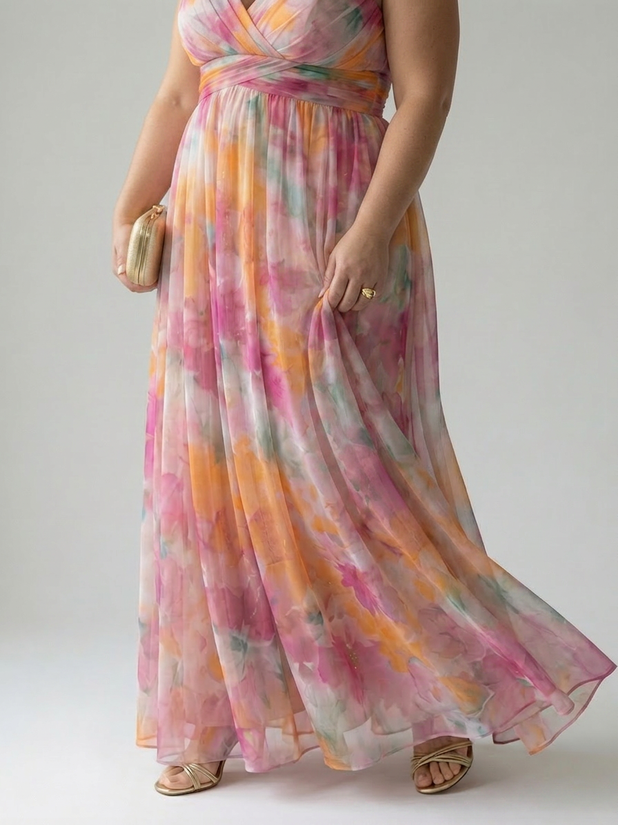 Stella &amp; Grace™ | Soft Wrap Maxi Dress