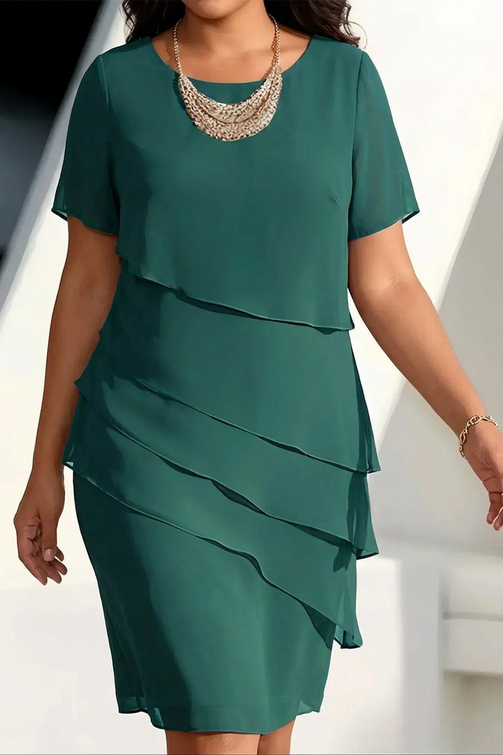 Carys | Elegant Comfort Ruffle Dress