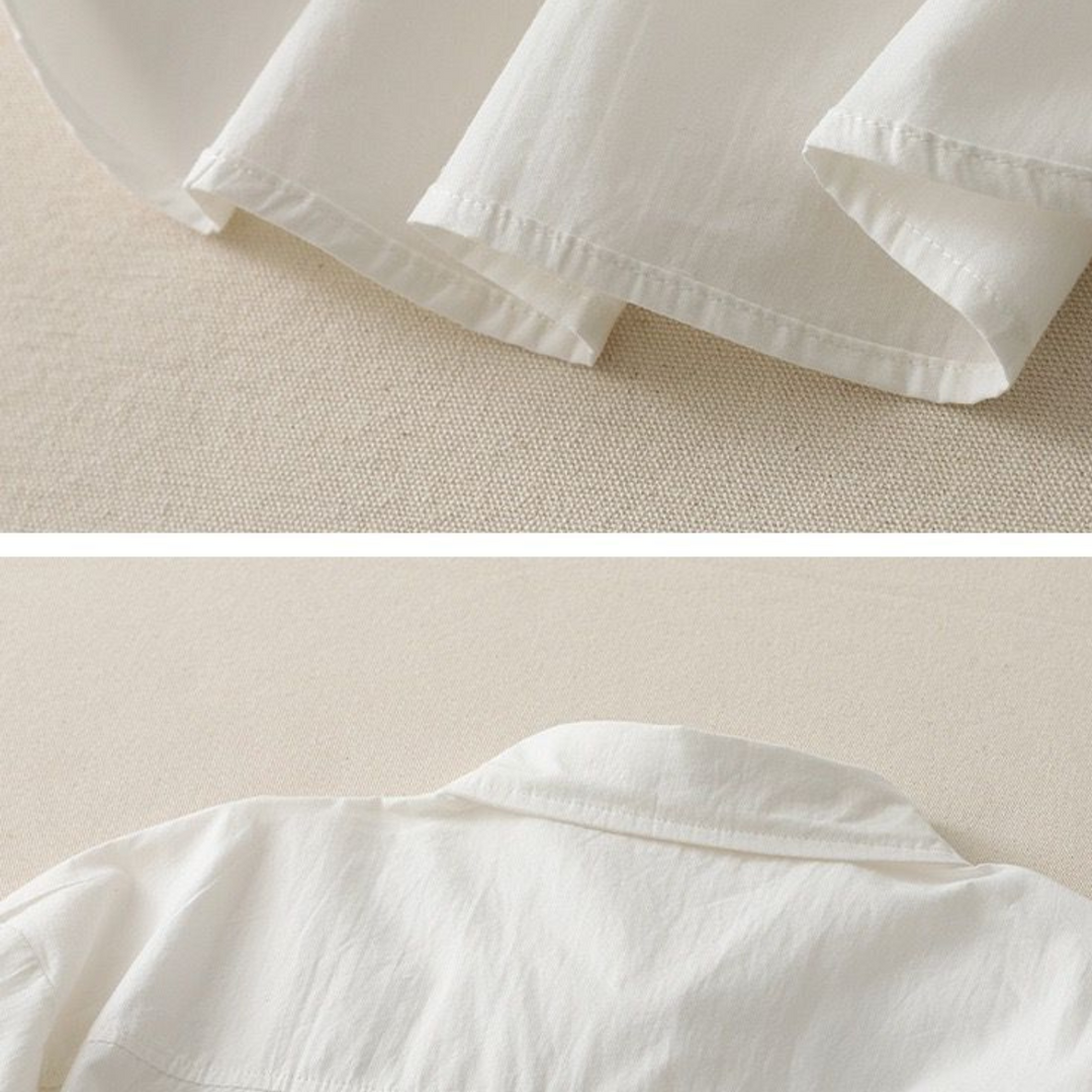 Juna - Pure Cotton Ruffled Shirt