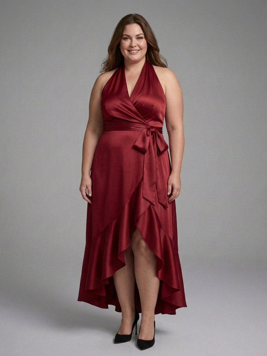 Fleur | High-Low Dress with Neck Straps