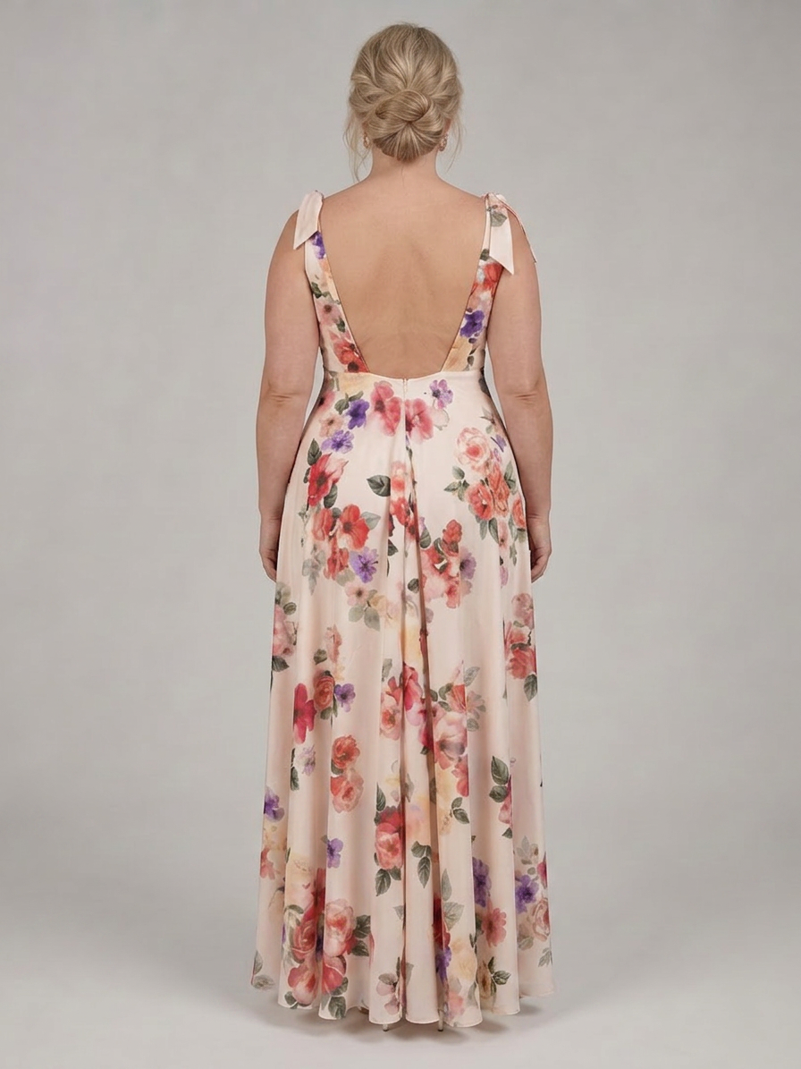 Ember | Sleeveless Flowing Skirt Maxi Dress