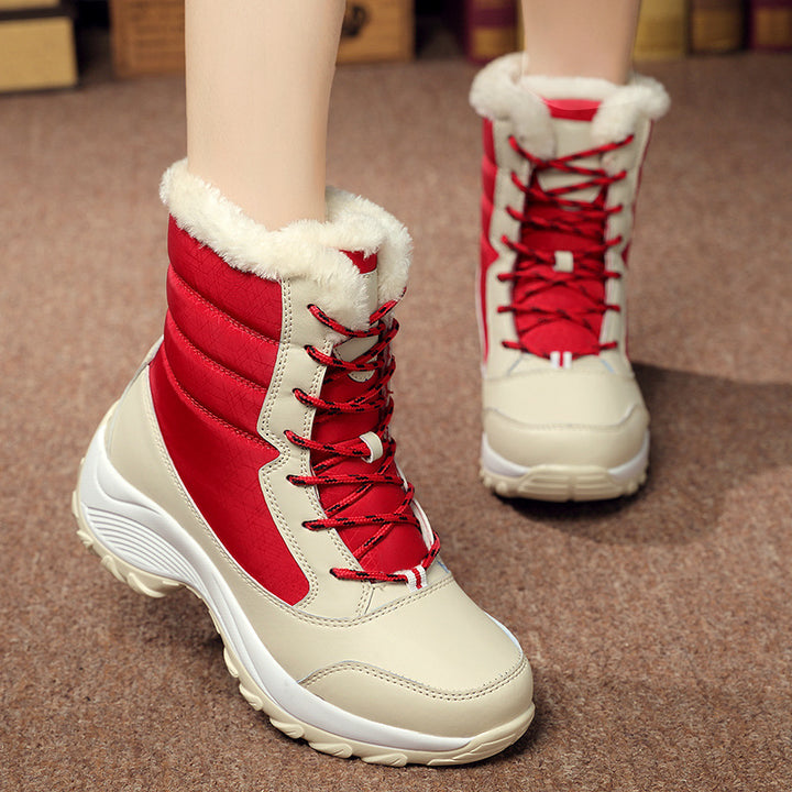 Plush Warm Ankle Snow Boots for Women, Cozy Winter Shoes