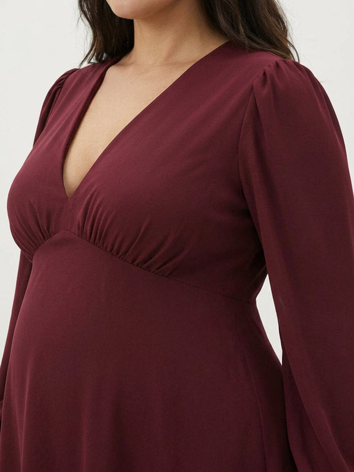 Bellamy - Slimming V-Neck Midi Dress