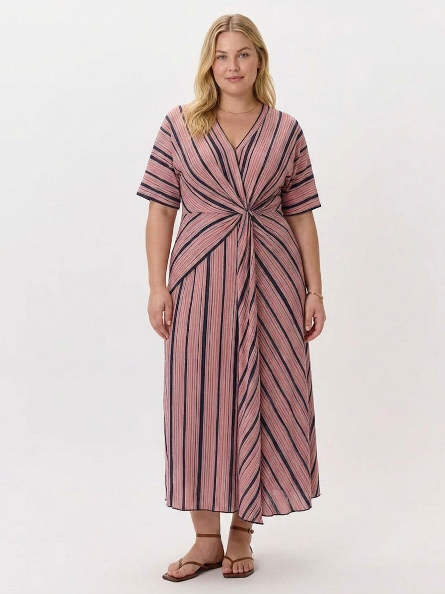 Sora - Knot-Waist Flowing Dress