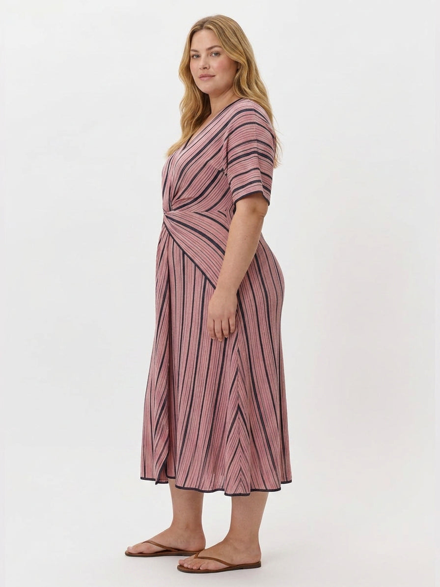Sora - Knot-Waist Flowing Dress