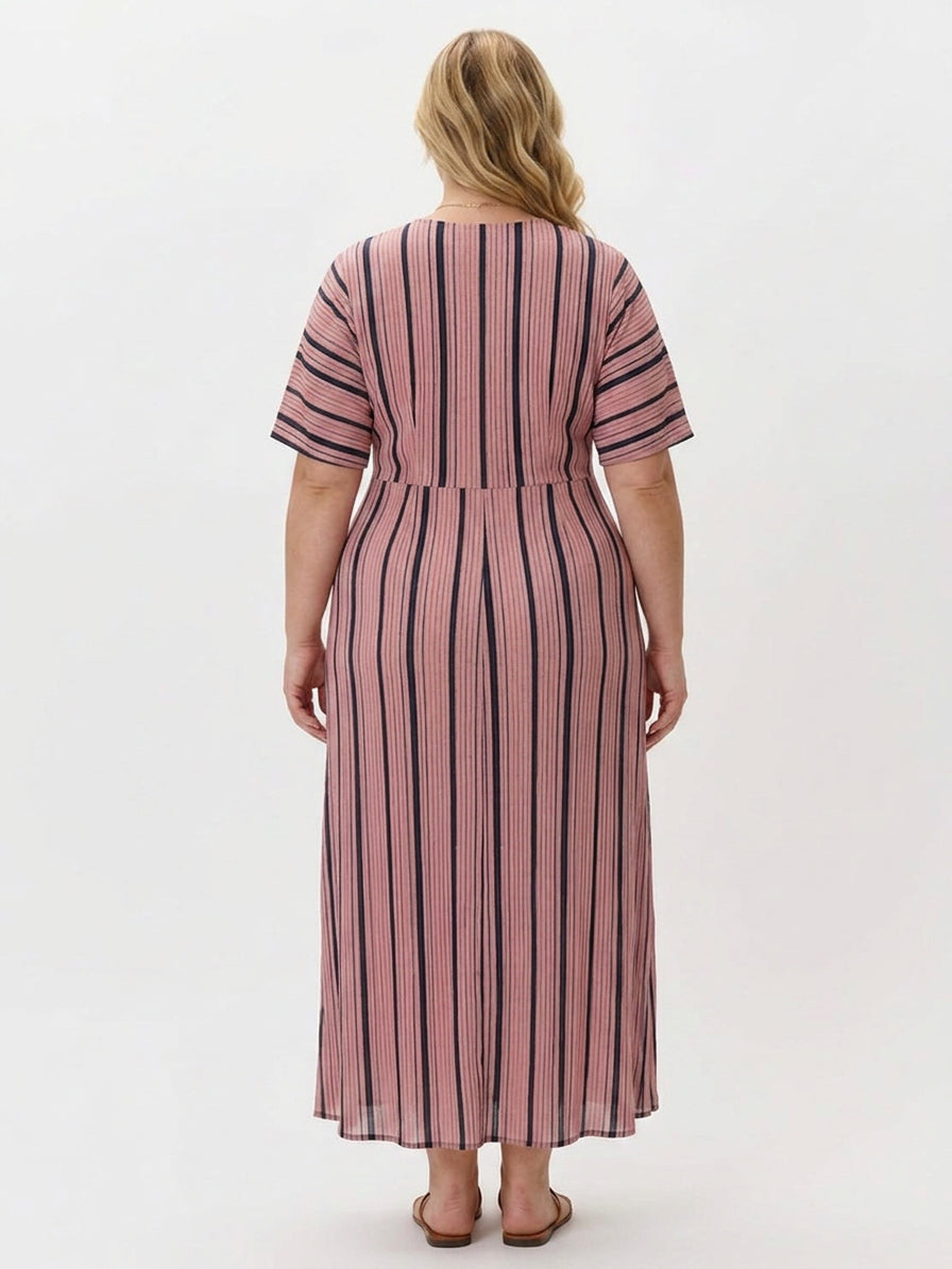 Sora - Knot-Waist Flowing Dress
