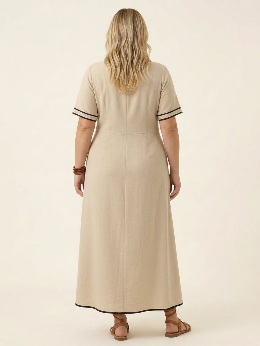 Sora - Knot-Waist Flowing Dress