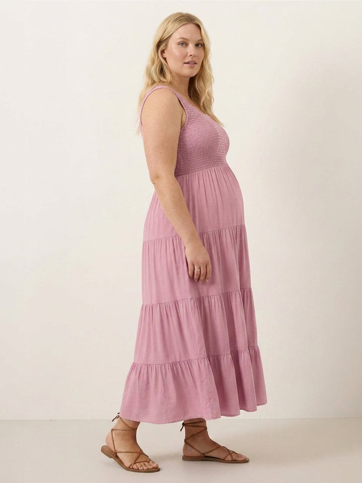Cassia - Smocked Sleeveless Maxi Dress