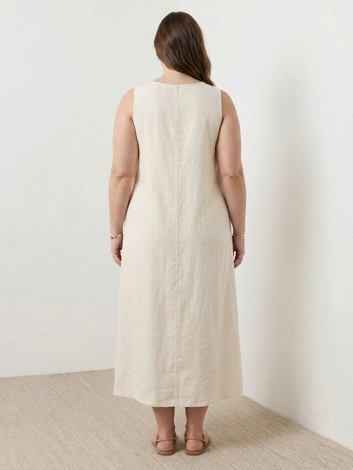 Marlow - Cotton Linen Sleeveless Dress
