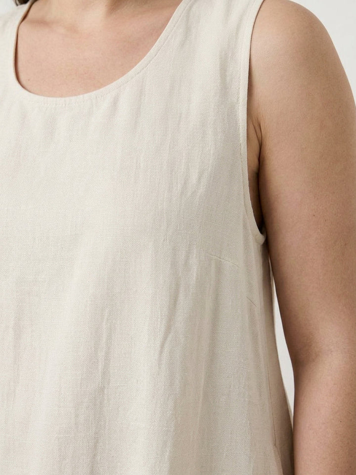 Marlow - Cotton Linen Sleeveless Dress