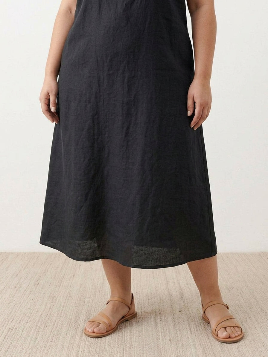 Marlow - Cotton Linen Sleeveless Dress