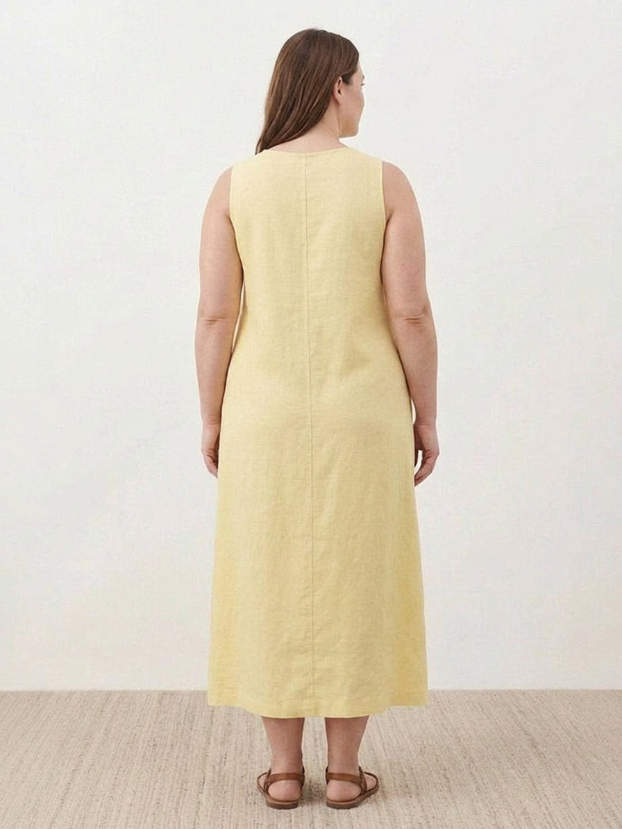 Marlow - Cotton Linen Sleeveless Dress
