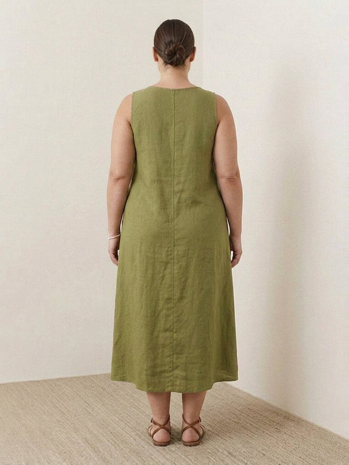 Marlow - Cotton Linen Sleeveless Dress