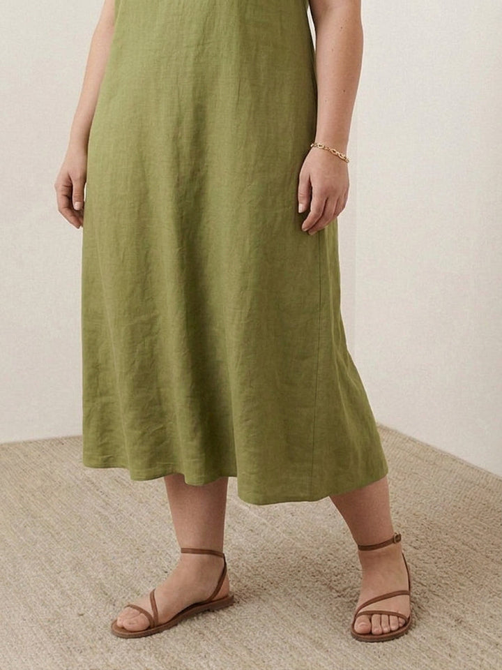 Marlow - Cotton Linen Sleeveless Dress