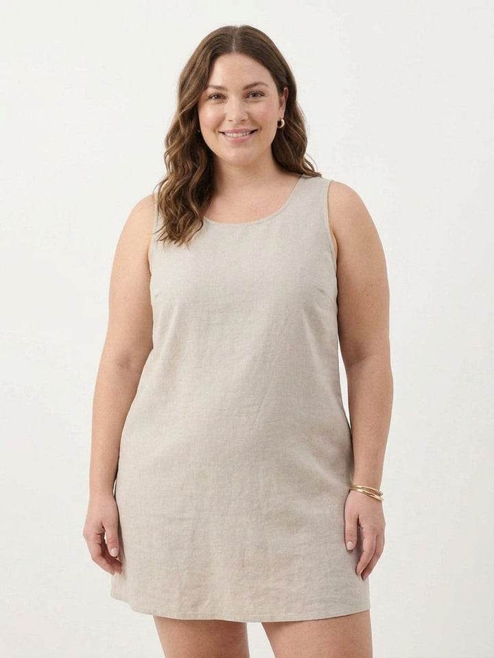 Marlow - Cotton Linen Sleeveless Dress