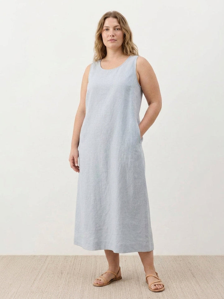 Marlow - Cotton Linen Sleeveless Dress