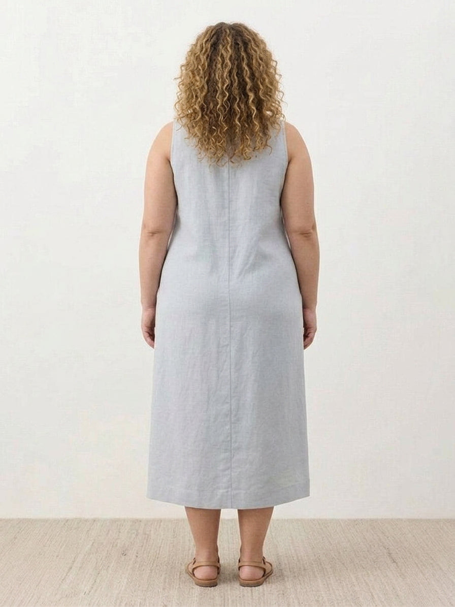 Marlow - Cotton Linen Sleeveless Dress