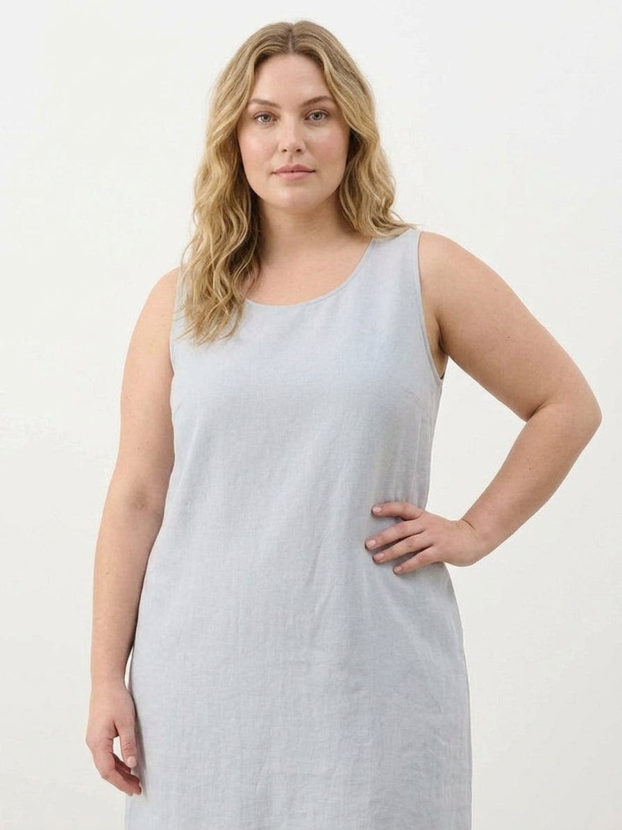 Marlow - Cotton Linen Sleeveless Dress