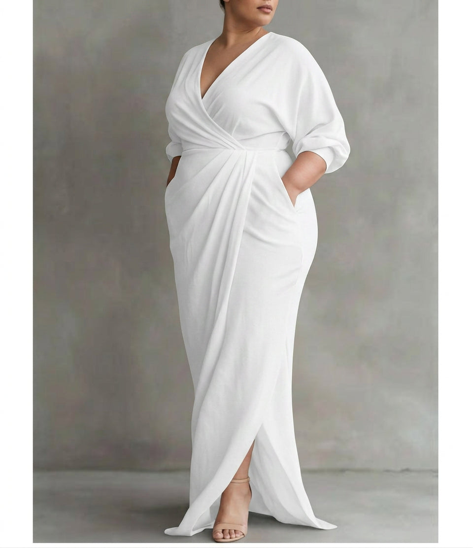 Petra Waist-Cinching Dress: Elegant Feminine Silhouette