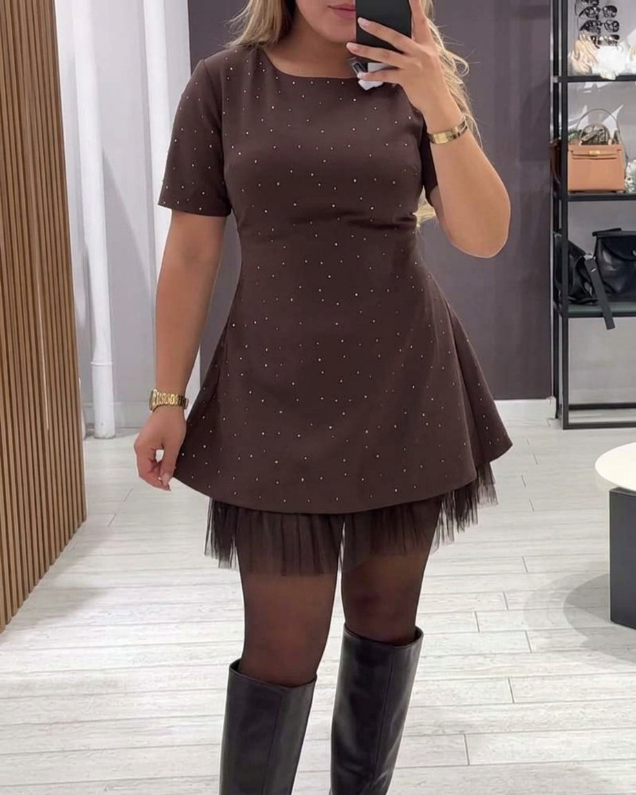 Mirabel - A-Line Patchwork Dress