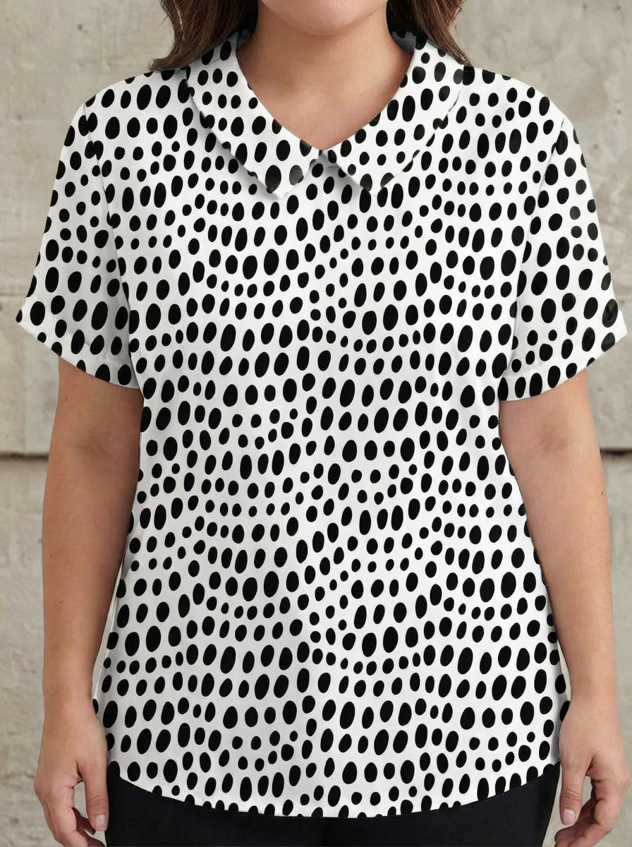 Frankie | Polka Dot Print Shirt