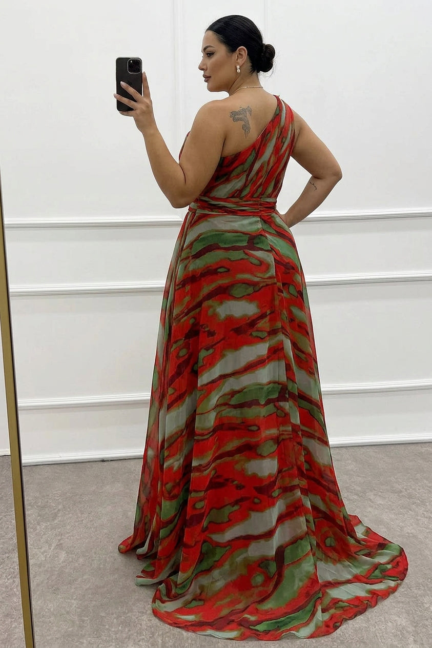 Etta | Vibrant Draped Dress