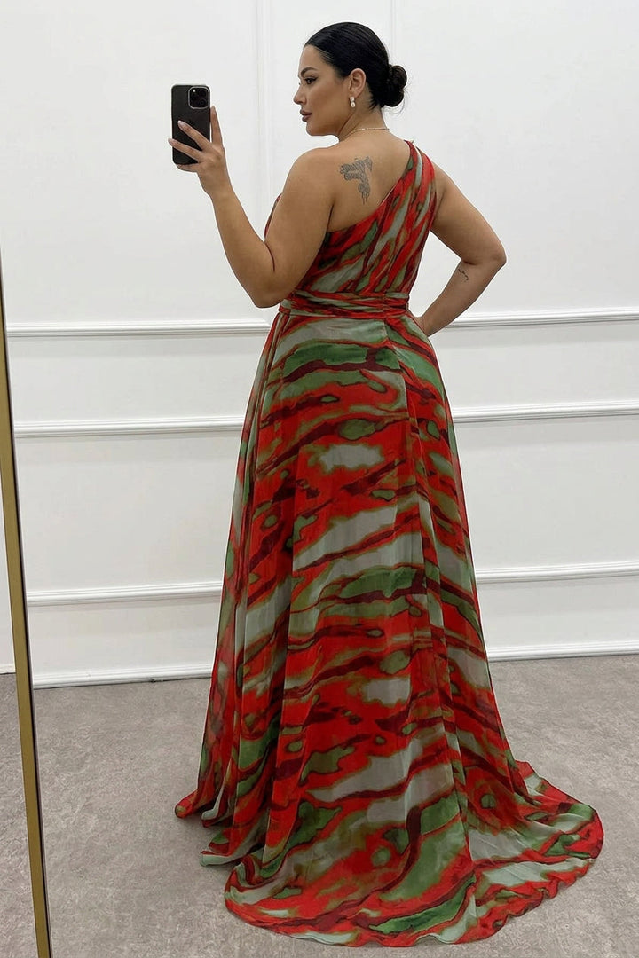 Etta | Vibrant Draped Dress