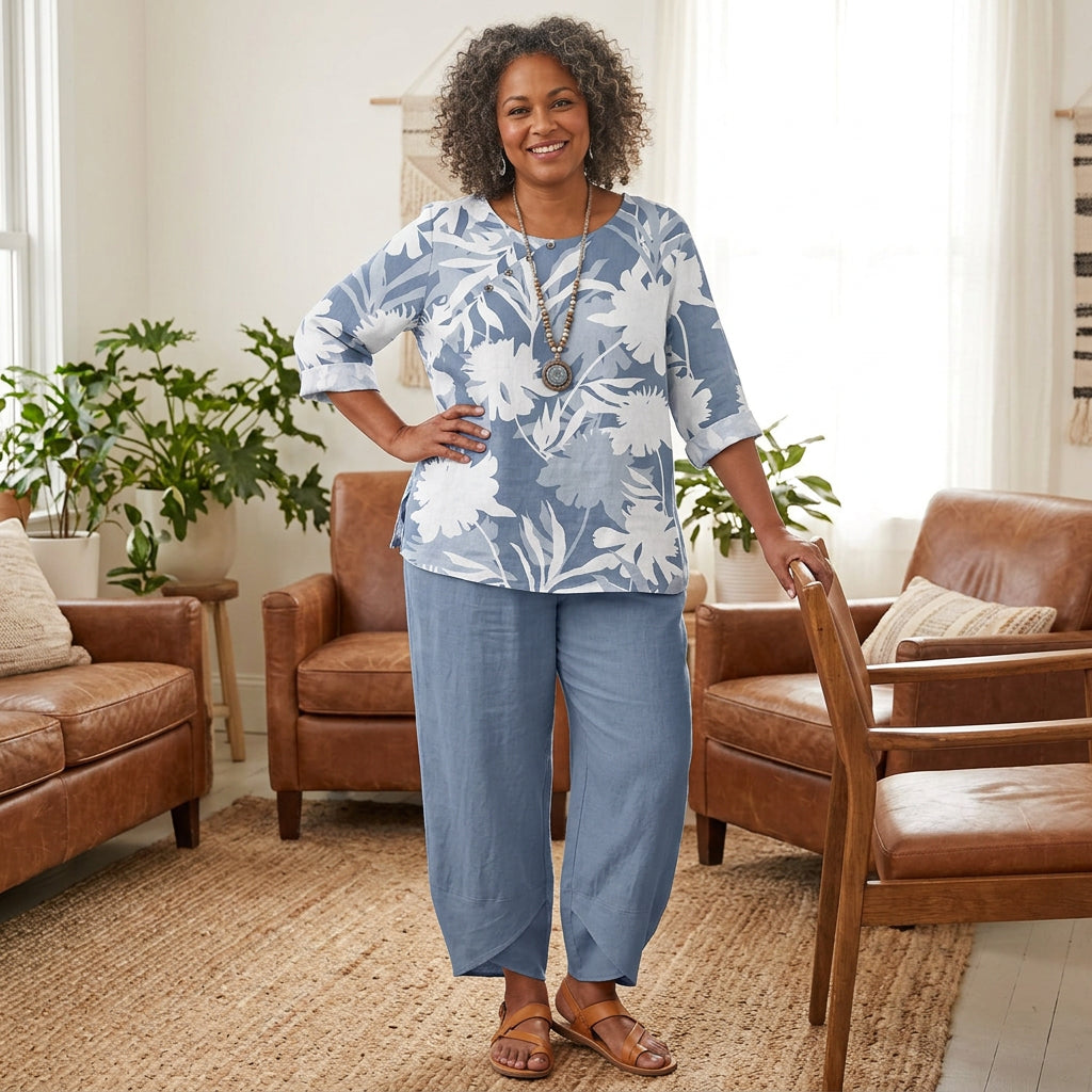 Verity Printed Set: Effortless Everyday Comfort