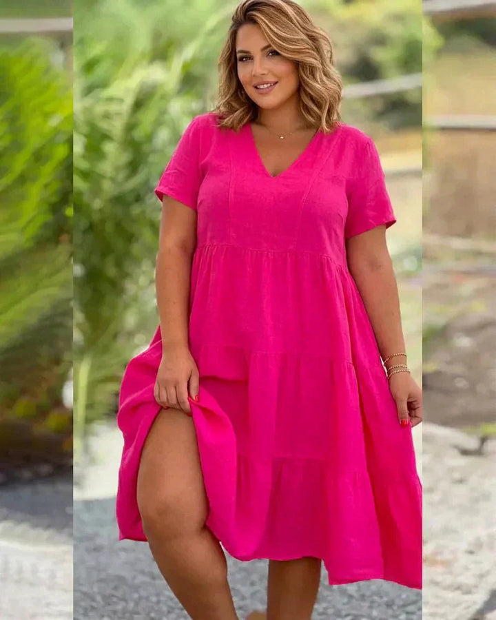 Beatrix - Casual Summer V-neck Dress