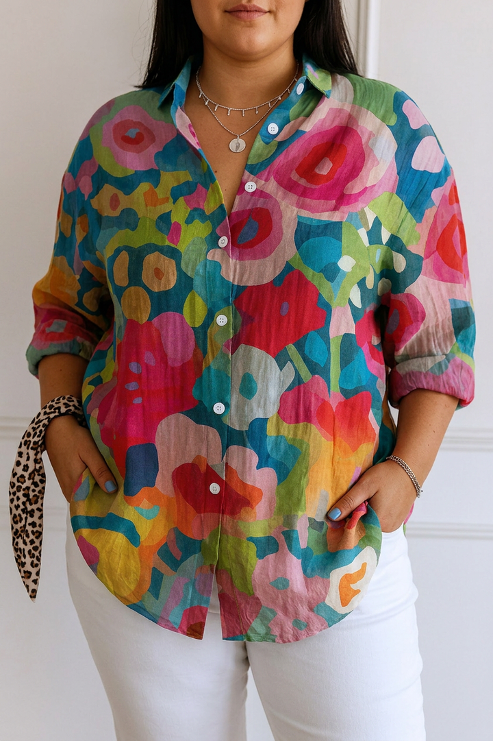 Arabella | Patterned Blouse