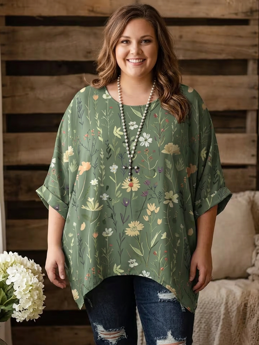 Tindra | Vintage Bohemian Floral Print Women&