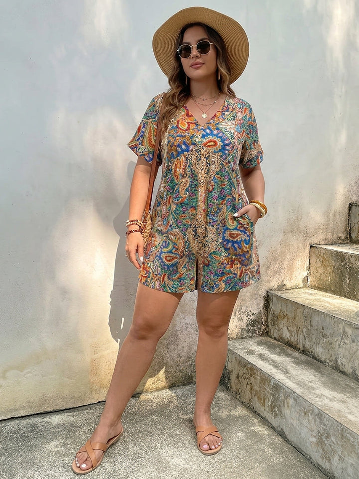 Odette | Tropical Bohemian Jumpsuit