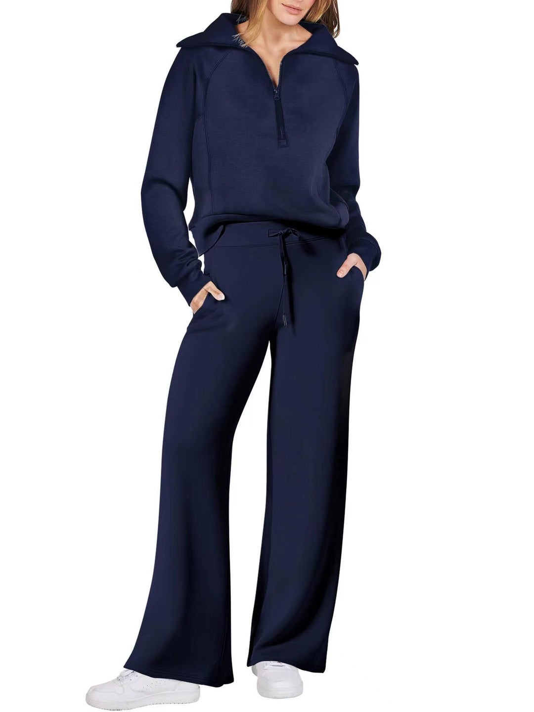 Casual Sports 2-Piece Set for Women, Autumn Winter Outfit