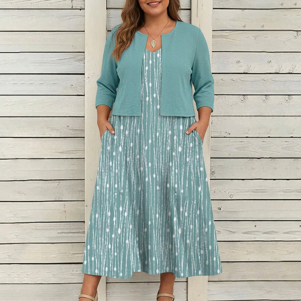 Orla - Floral Dress Two-Piece Set