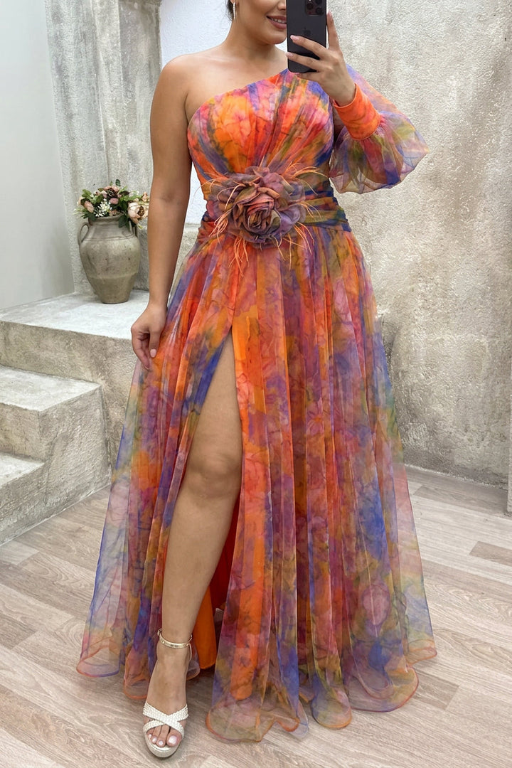 Vera | Summer Escape Beauty Floral Pleated Maxi Dress