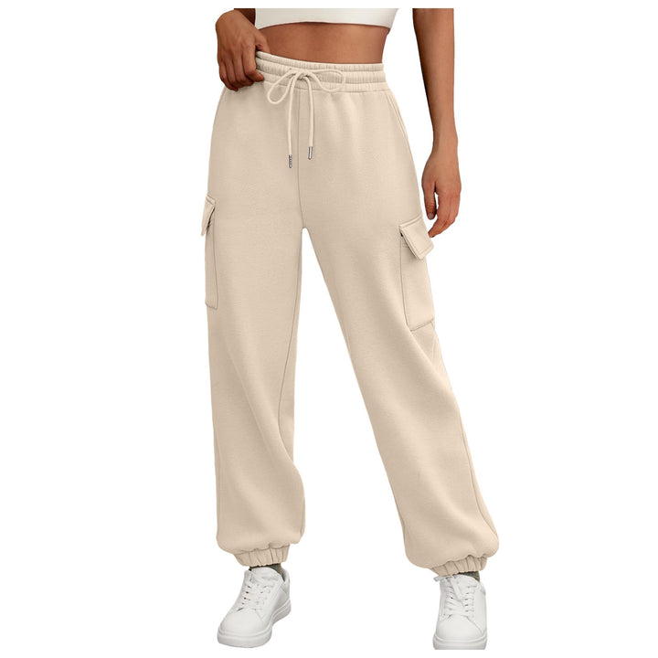 Fleece Lined Baggy Sweatpants, Women&