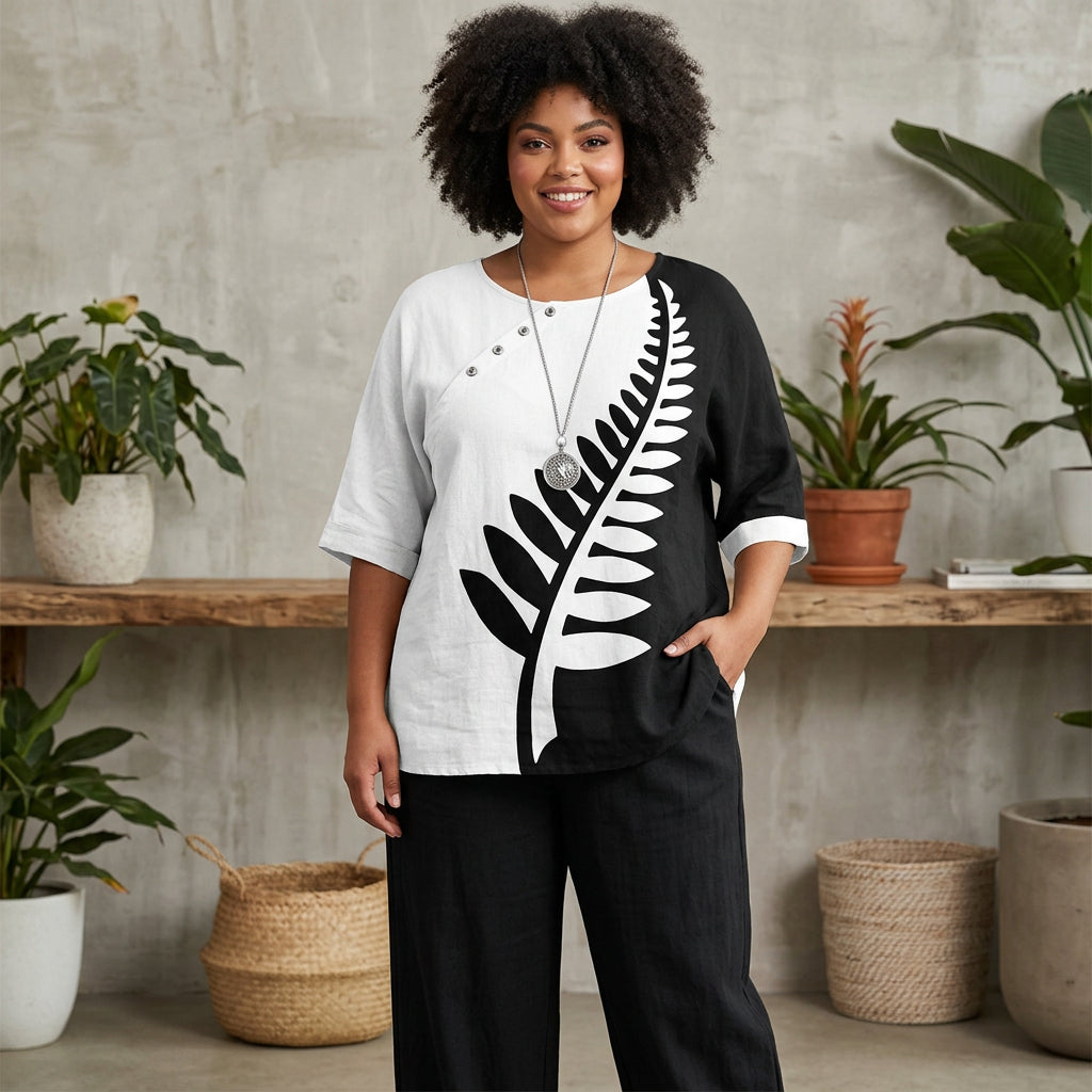 Olwen Printed Set: Effortless Everyday Comfort