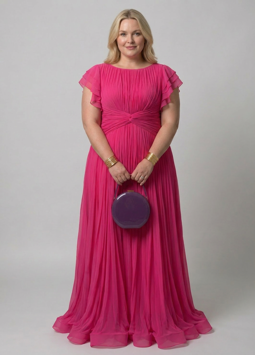 Stella &amp; Grace™ | Pleated Evening Dress