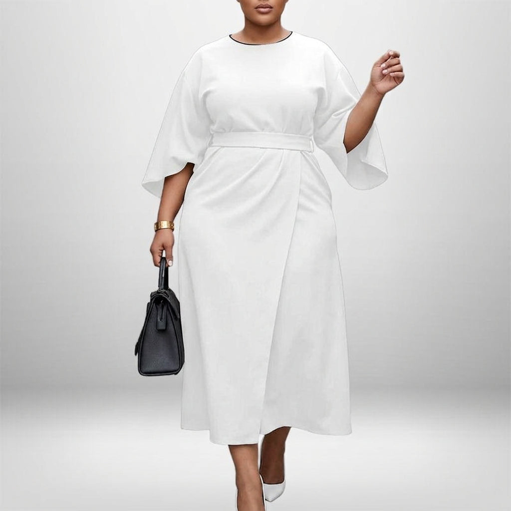 ALMA | Minimalist Midi with Sculpted Waist and Effortless Drape