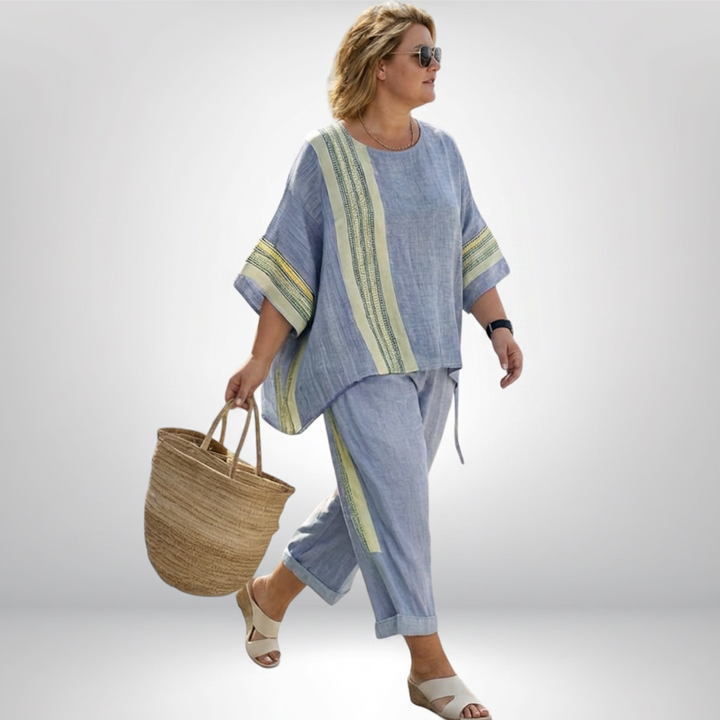 Hattie | Boho Striped Set