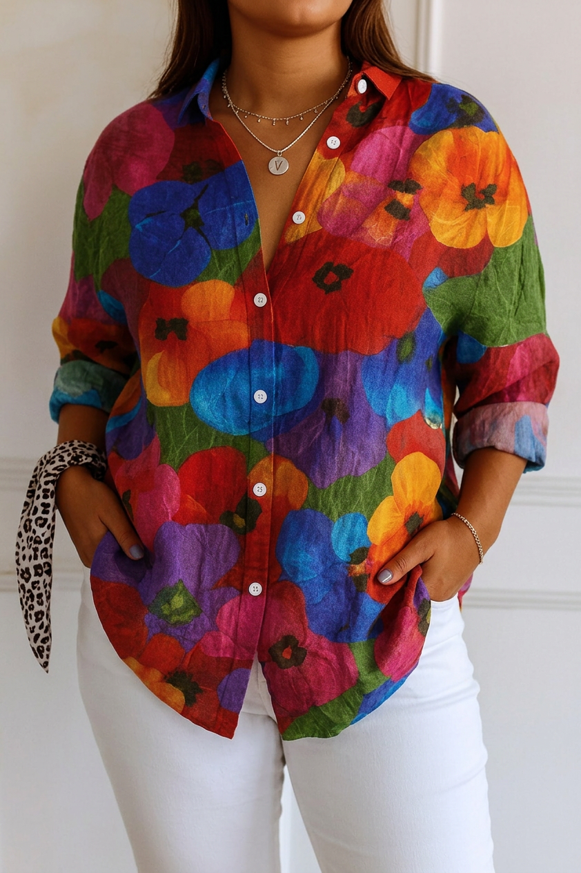 Arabella | Patterned Blouse