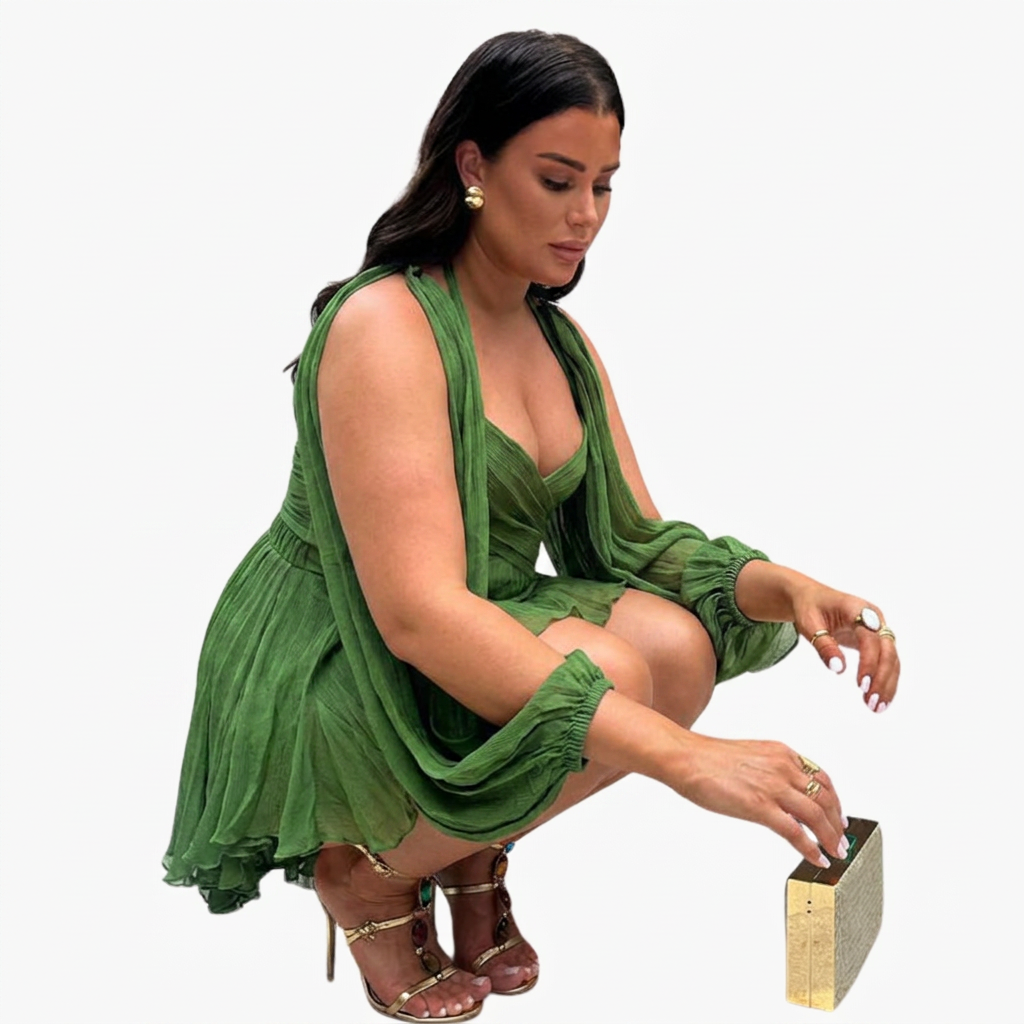 Hedda | Mini Dress with Balloon Sleeves